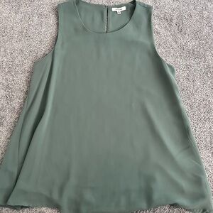 Pleione Sage Sleeveless Blouse